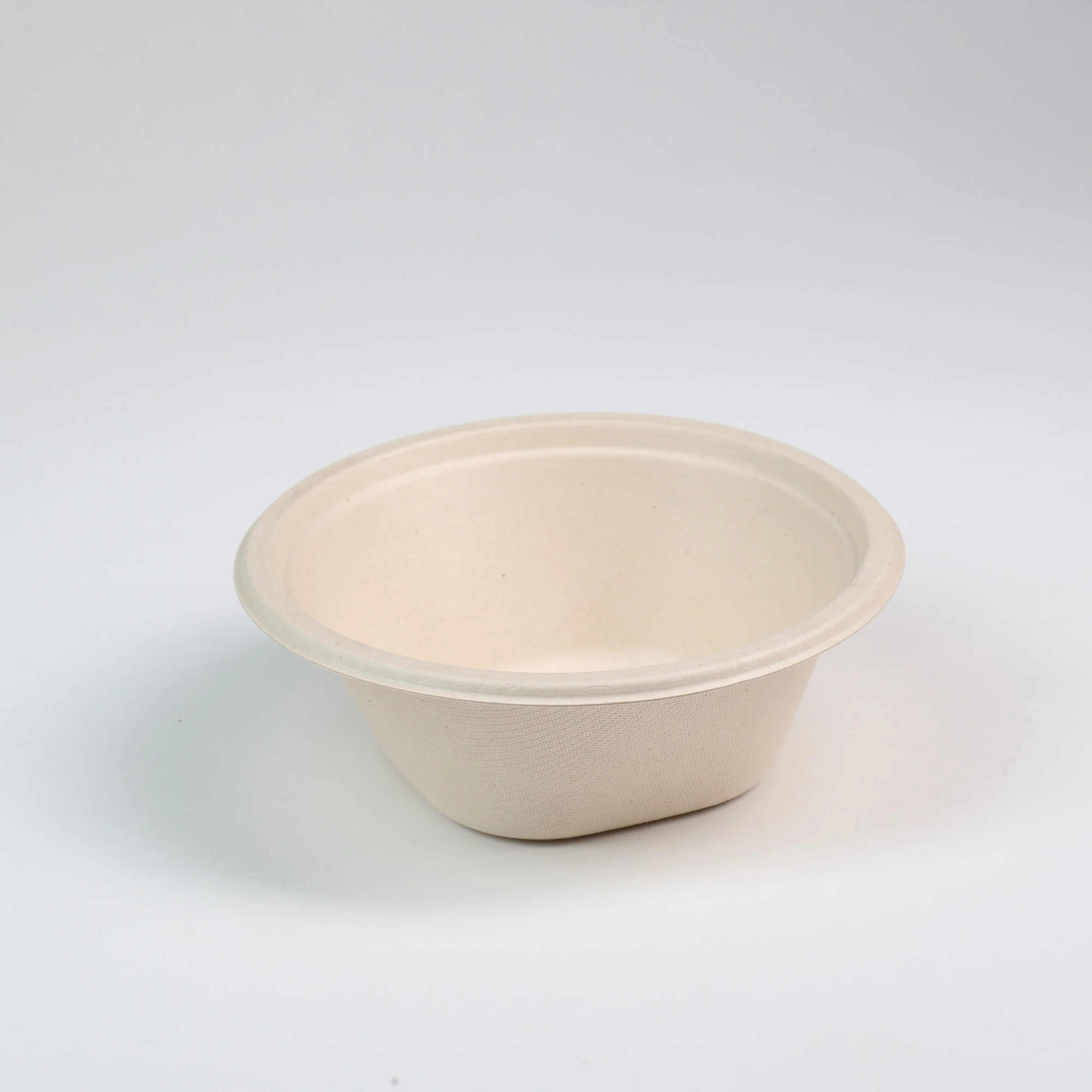 Compostable Disposable Paper Bowls -- 200-Pack/12OZ - Heavy Duty, Eco-Friendly, Biodegradable Bagasse For both cold and hot food - Brown
