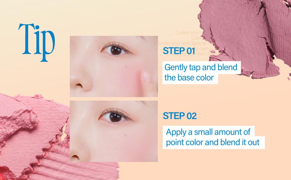 fwee Mellow Dual Blush | Dual Color, Jelly Texture, 12 Colors, Longwear, Long-lasting | 7.2g