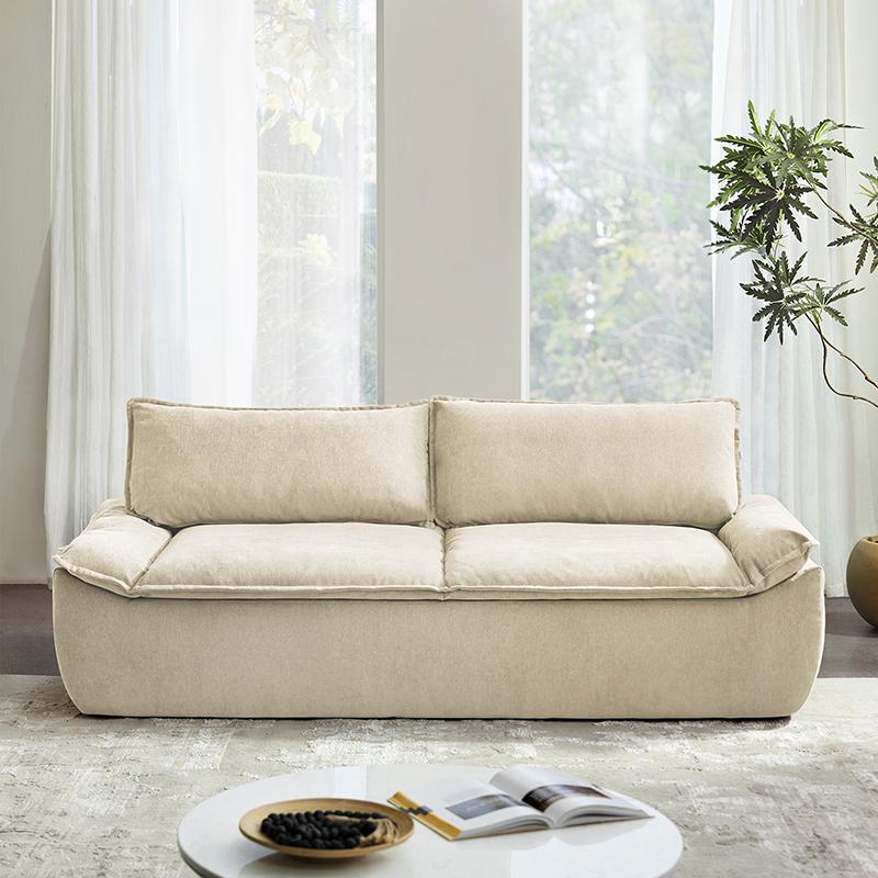 Hulala Anorea Effortless Mobility and Boneless Sofa, Modern Design with Elegant Details, Comfortable All-Foam Construction, Compressed Packaging