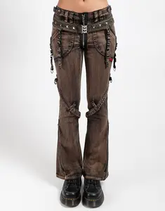 POWER BELT PANT BLACK STEAM WASH
