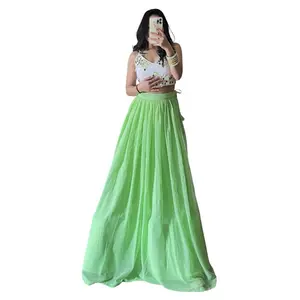 The Lehenga skirt + blouse Only