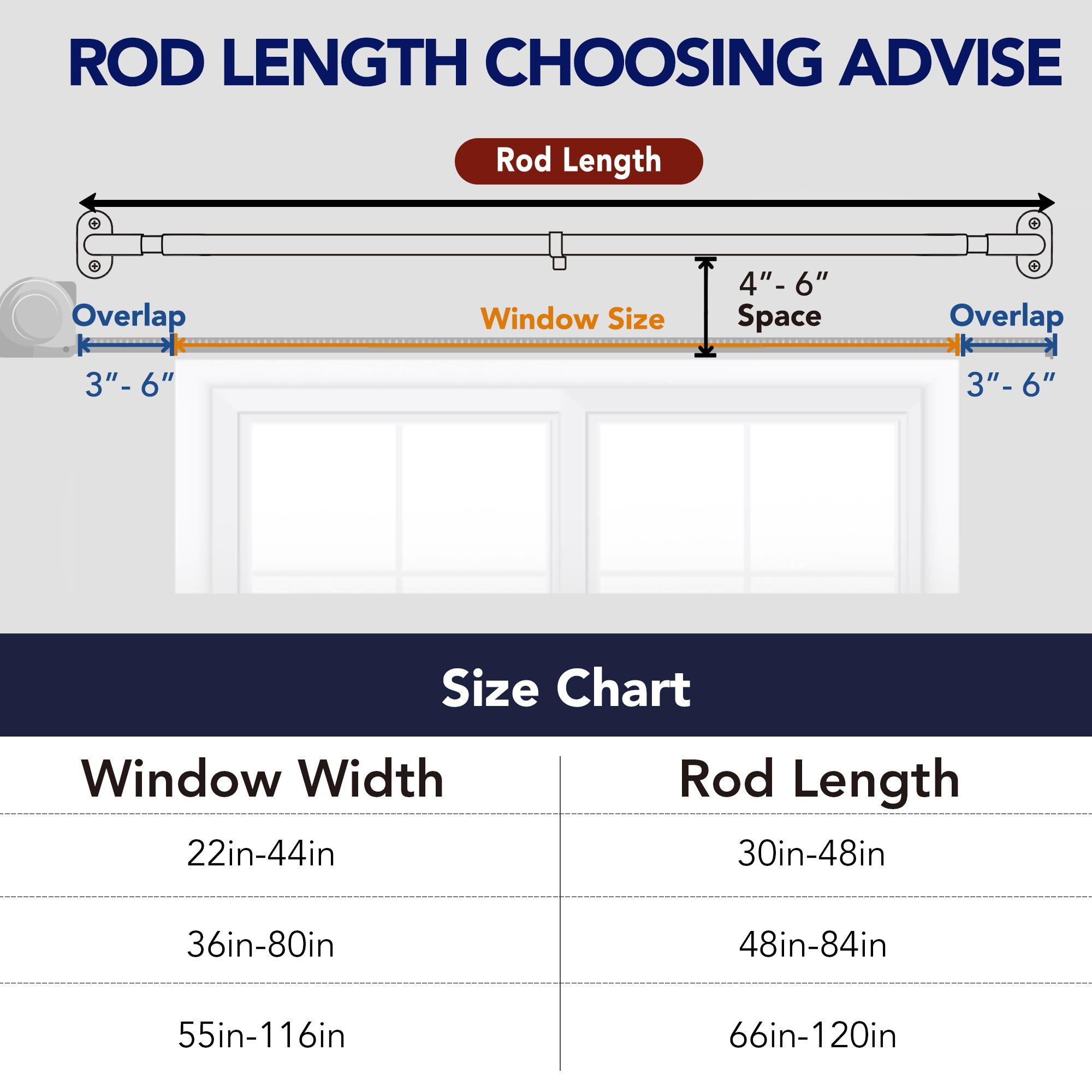 16/19mm Curtain Rod with TT Bent Brackets | Full Blackout Wraparound Rod | Heavy Duty 16/19mm Curtain Rod with TT Bent Brackets | Full Blackout Wraparound Rod | Heavy Duty