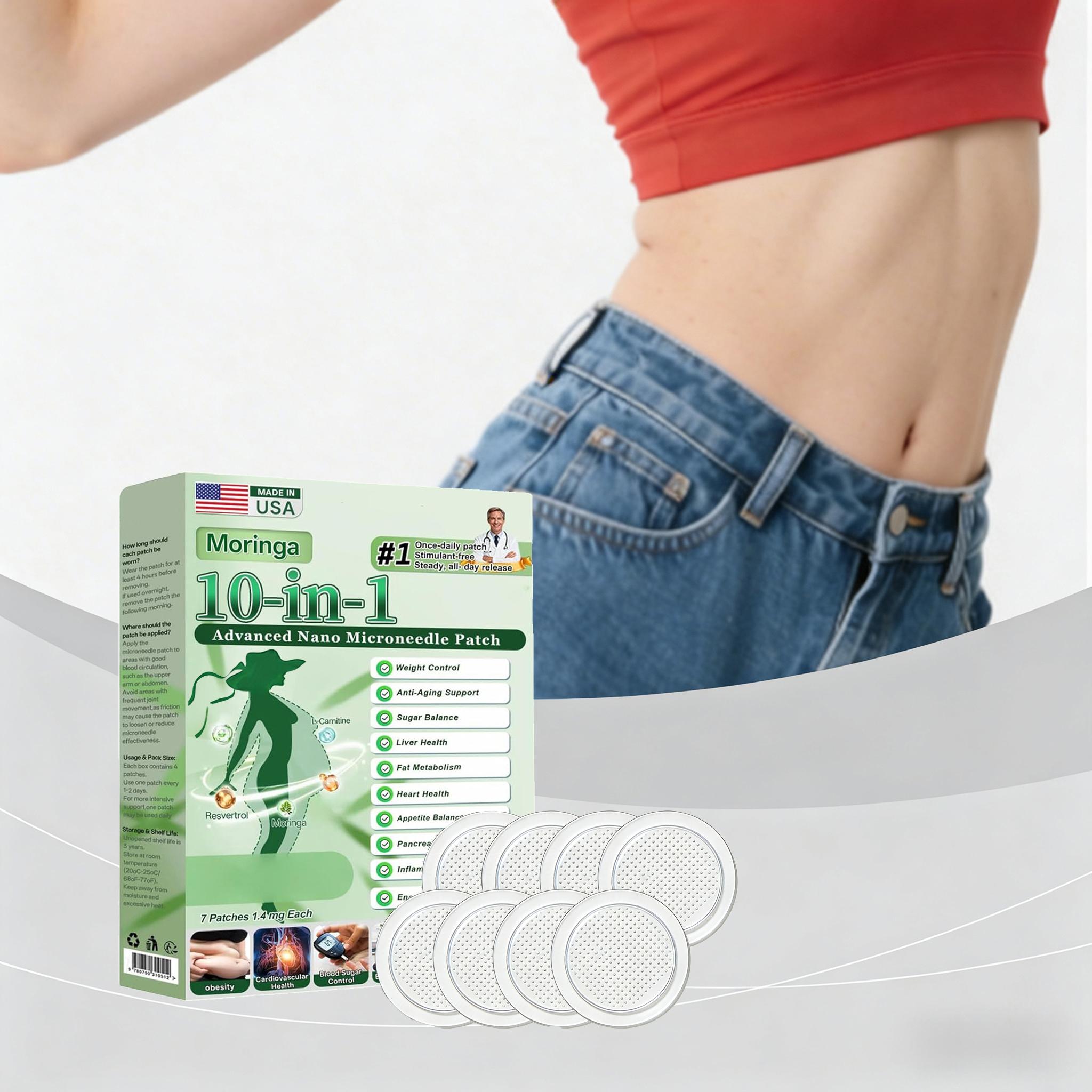 MORBEA Moringa 10-In-1 Advanced Nano Microdarts Patch Highly Absorbable Firms Skin with Natural Ingredients for All Skin Types Maximum Absorption