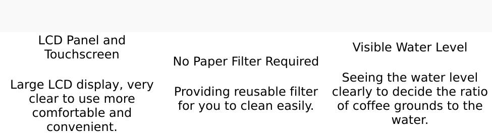 Programmable Drip Coffee Maker 12 Cup, Coffee Machine with Iced Coffee Function, Touch Screen, Regular & Strong Brew