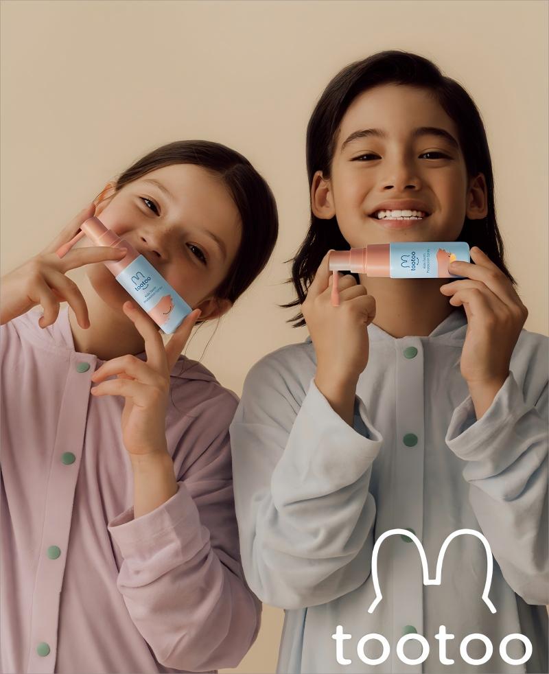 tootoo Toddler's  Probiotic Oral Spray,  Natural Cavity Defense & Fresh Breath, Grape Flavor with Xylitol & Probiotic, Fluoride Free, PortableToothpaste Helper , 20ml