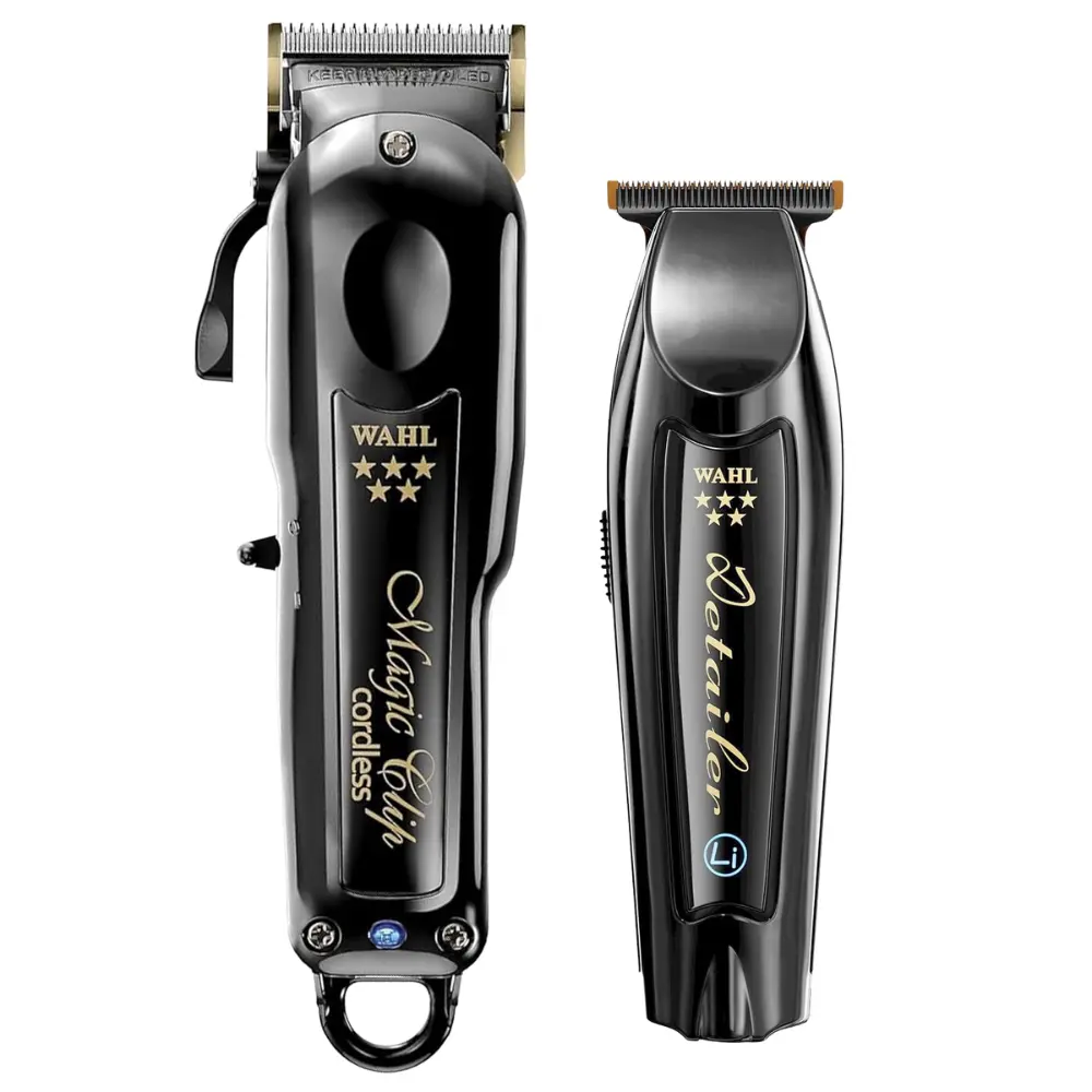 Wahl Cordless Barber Combo: Magic Clip Clipper & Detailer Li Trimmer 3025397