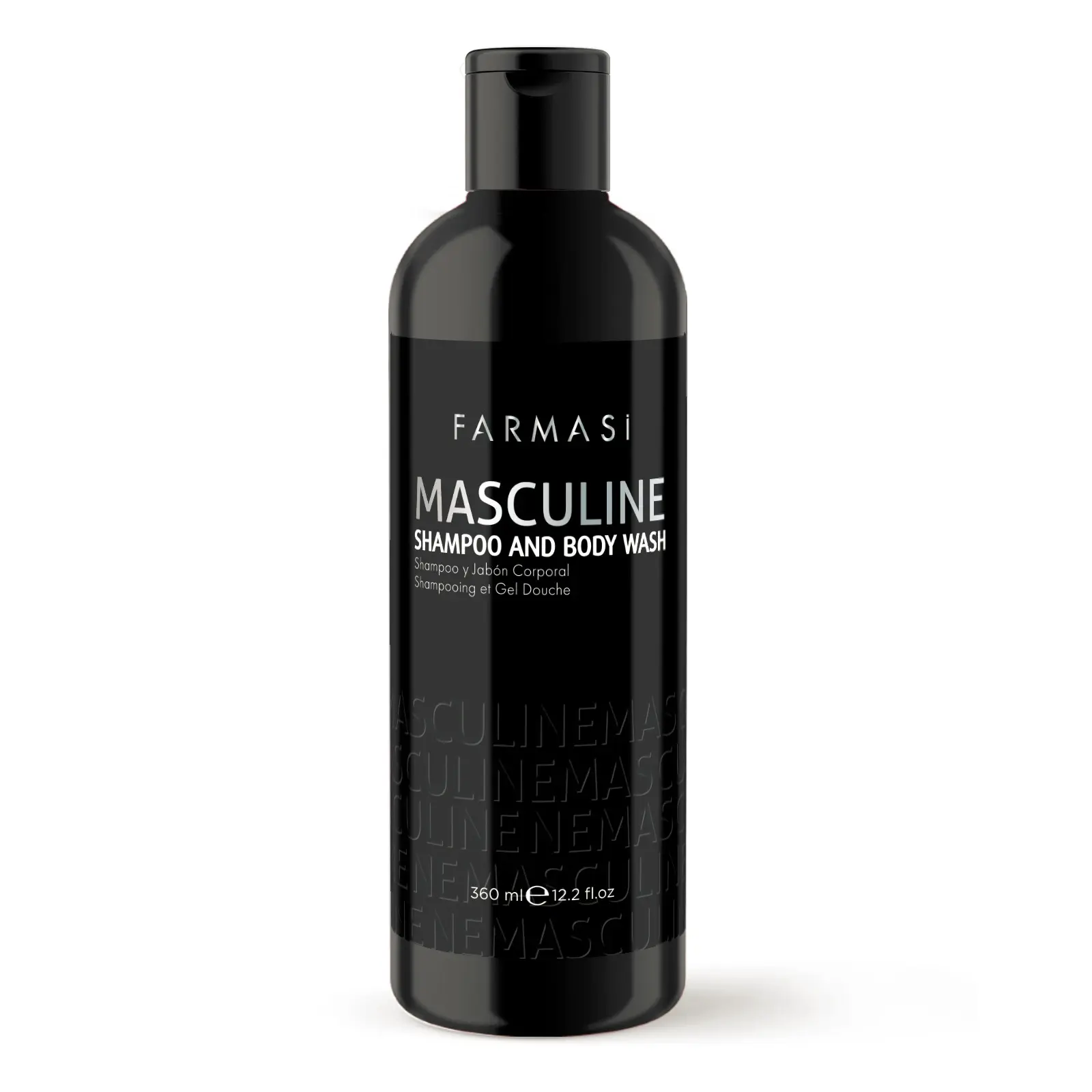 Masculine Scent Shampoo and Body Wash for Daily Hair and Body Cleansing