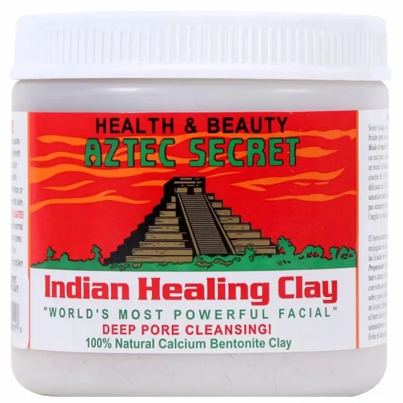 Aztec Secret Indian Healing Clay Mask Powder - Deep Pore Cleansing 100% Natural Calcium Bentonite Clay for World's Most Powerful Facial Anti Aging Mask Mask Face