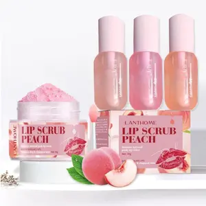 3PCS Lip Oil Set, Hydrating Lip Glow Oil Lip Plumper Gloss, Tinted Lip Oils Transparent Long Lasting Non-sticky Lip Gloss, Plumping Lip Gloss Lip Care Kit (Light Pink & Clear & Cherry)