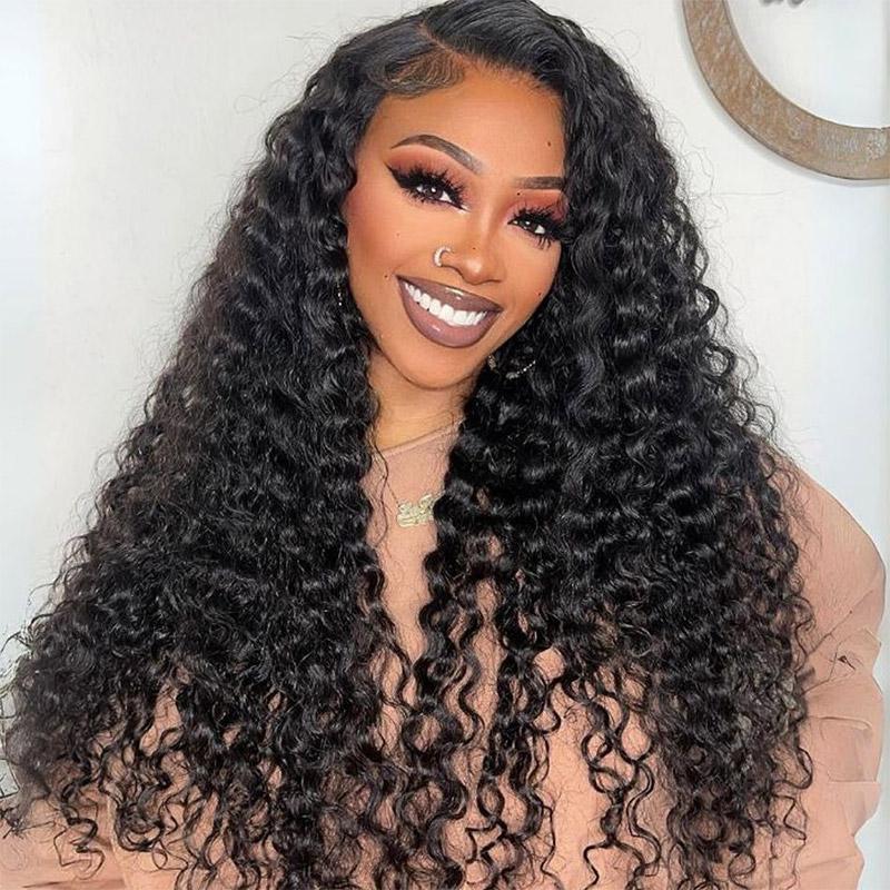 [Spring Essential] Wiggins Hair Glueless Loose Deep Wave Wig Side Part & Middle Part 6*8 Lace Closure Wigs Human Hair With Adjustable Drawstring Ready To Go And 7*4 Wig Pre Plucked 13x4 Lace Front Wigs #SpringStatements #WeeklyDeals