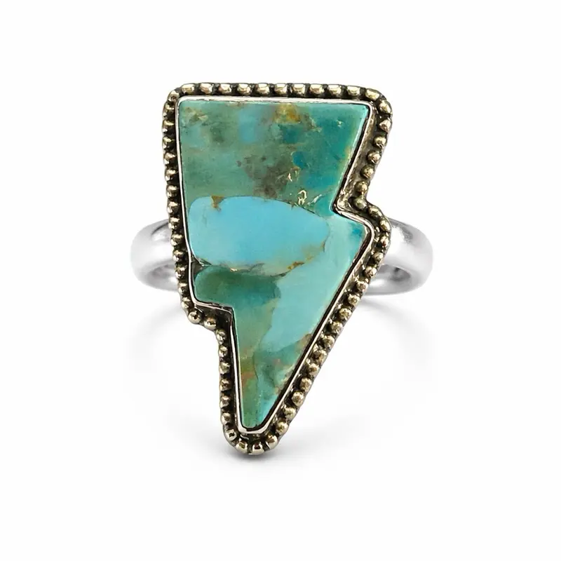 Turquoise Lightning Bolt