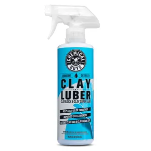 CHEMICAL GUYS Clay Luber – High-Slick Formula for Clay Bars, Mitts & Blocks, Prevents Marring & Scratching on Paint, Glass & Metal, Extends Clay Life, Restores Smooth Finish, Ready-to-Use Spray for Safe Decontamination