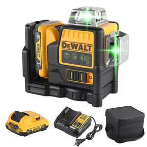 DEWALT Laser Level DW089LG Self Levelling 12 Line 3 x 360 Degrees Green Beam Laser 12V MAX Li-Ion Battery Lasers