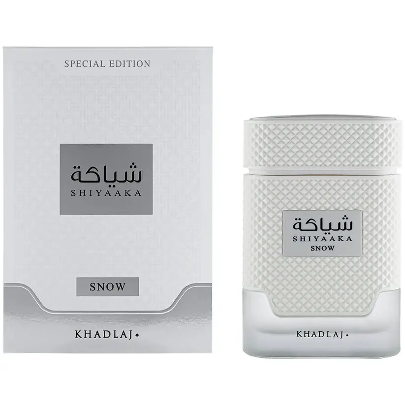 Khadlaj Shiyaaka Snow Eau de Parfum 100ml (3.4oz) for Men – Fresh Woody Fragrance