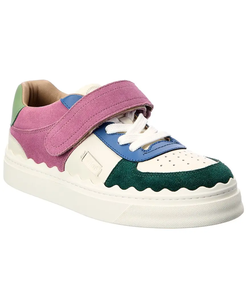 Chloé Lauren Leather & Suede Sneaker Chloé Lauren Leather & Suede Sneaker