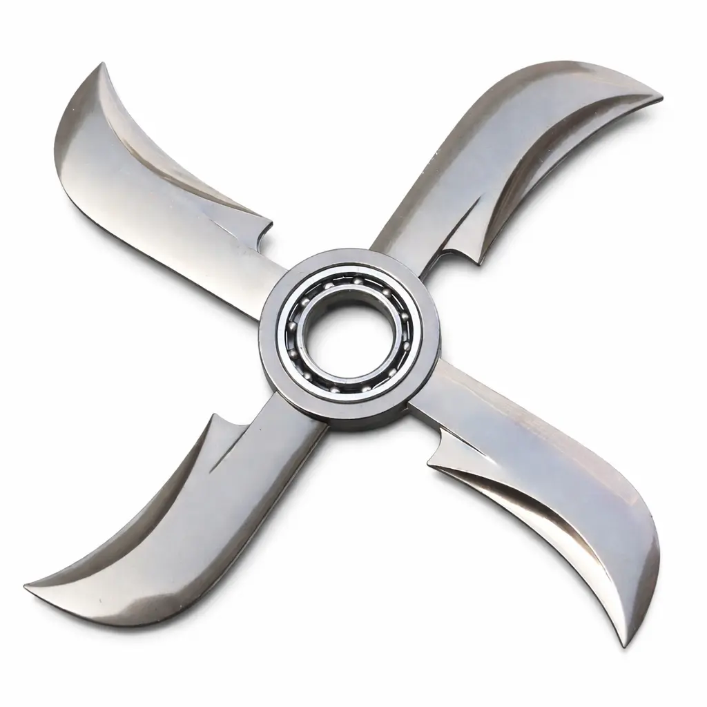 Dart-Shape Fidget Spinner - Anime-Inspired Compact and Lightweight Stress Relief Toy, Indoor/Commuting Fidget for Adults, Smooth-Spin Desk Toy for Improving Concentration, Anime Inspired Aesthetic, Anxiety Fidgets, Sensory Fidget Relief