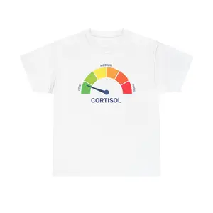 Low Cortisol Funny Unisex Heavy Cotton Tee