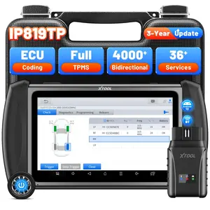 XTOOL IP819TP 3-Year Updates, ECU Coding & 36+ Resets Bi-Directional Diagnostic Tool with TPMS & CAN FD