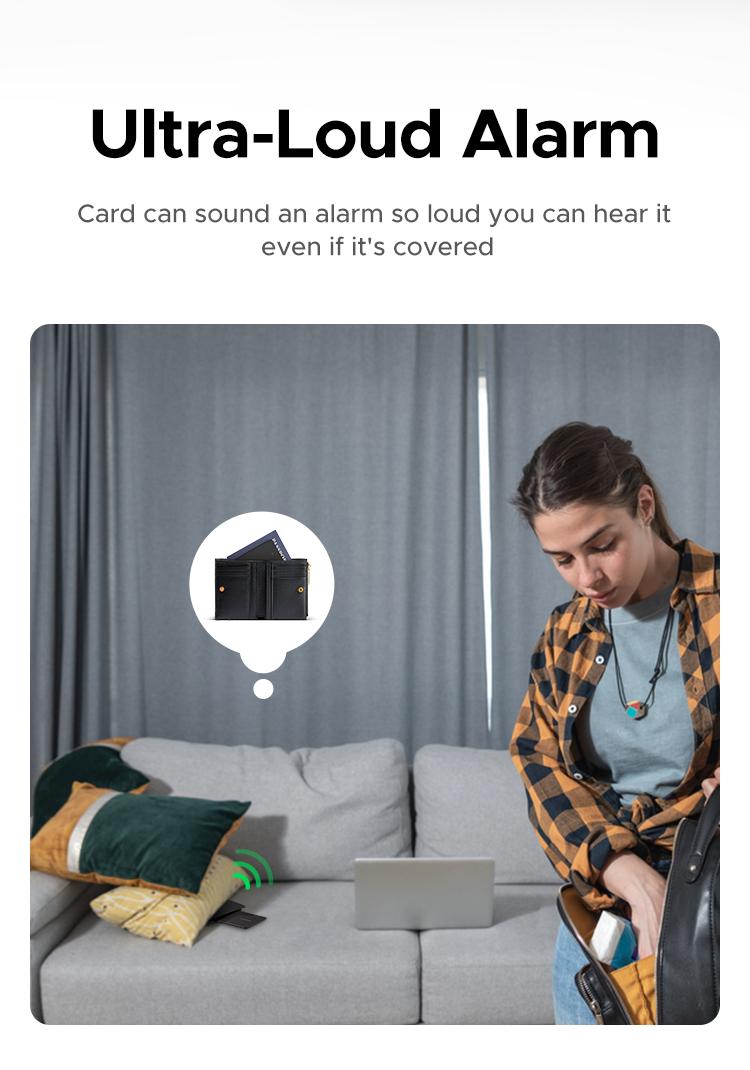 UGREEN FineTrack Slim Smart Finder Compatible with Apple Find My (iOS Only), Wallet Finder, IP68 Waterproof Rechargeable Bluetooth Tracker Card-Button Device Magnetic,TikTokShopBlackFriday ,Tiktokshopstockup