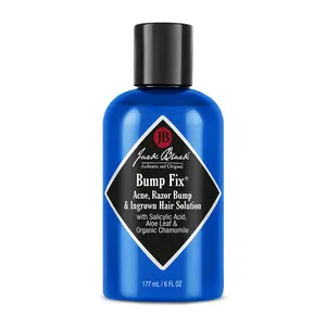 Jack Black Bump Fix Acne Treatment Razor Bump & Ingrown Hair Solution with Salicylic Acid, Aloe Leaf & Organic Chamomile 6 FL OZ