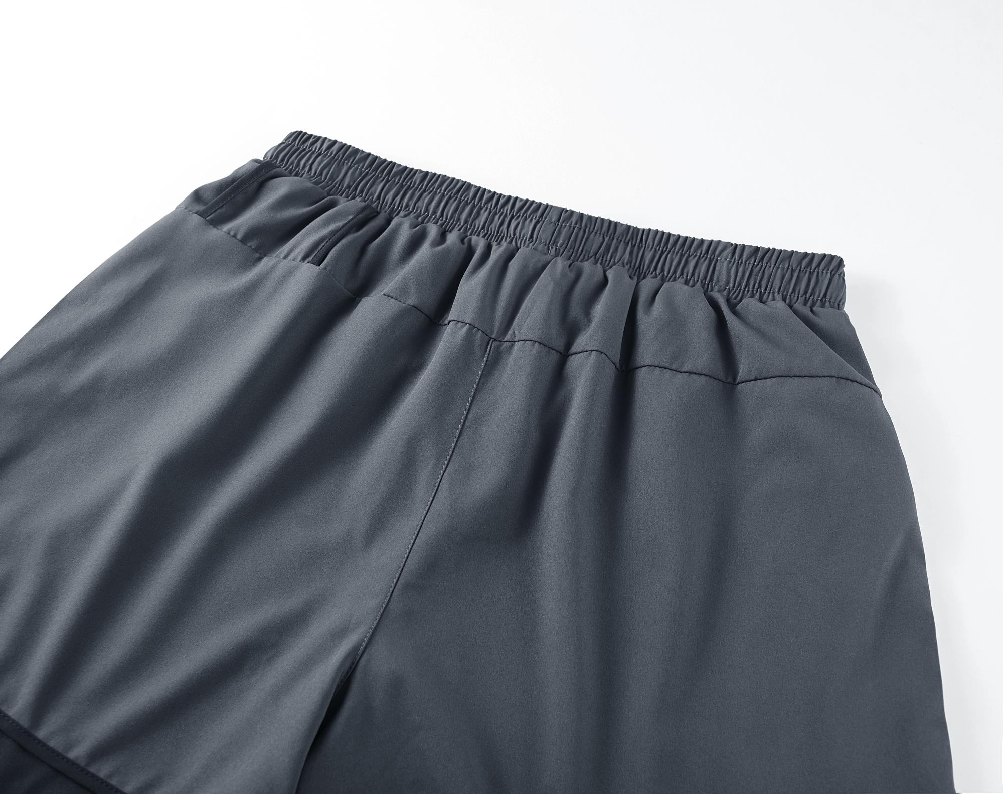 Men's 2-In-1 Quick Dry Breathable Elastic Running Pants with Elastic Waistband, Built-In Phone Pocket & Towel Loop, Breathable Comfort Quick-Dry Fabric for All Seasons, Perfect for Outdoor Running and Gym Workouts Outdoor Activities Trousers must-have