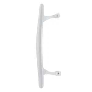 (DH-103-W) Pull Handle for Sliding Doors, 6-5/8" Hole Spacing - White