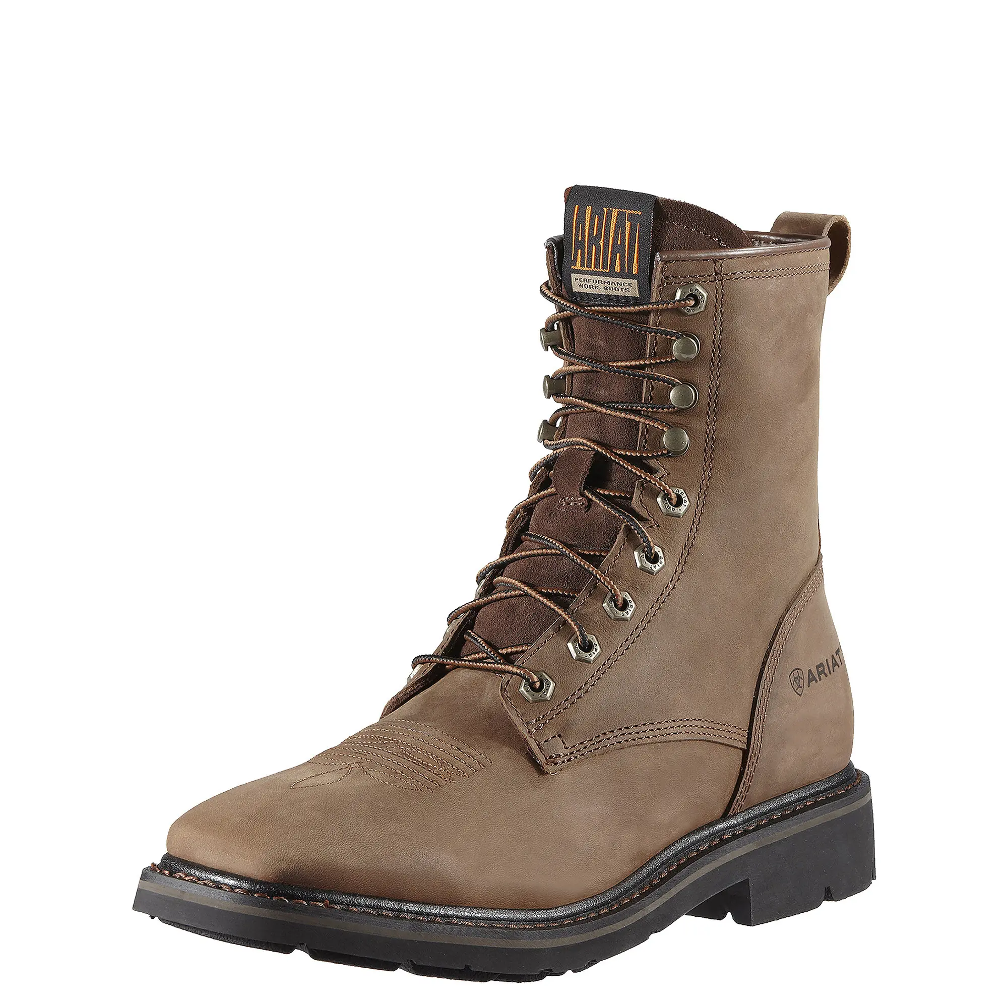 Men's Cascade 8" Wide Square Toe Work Boots