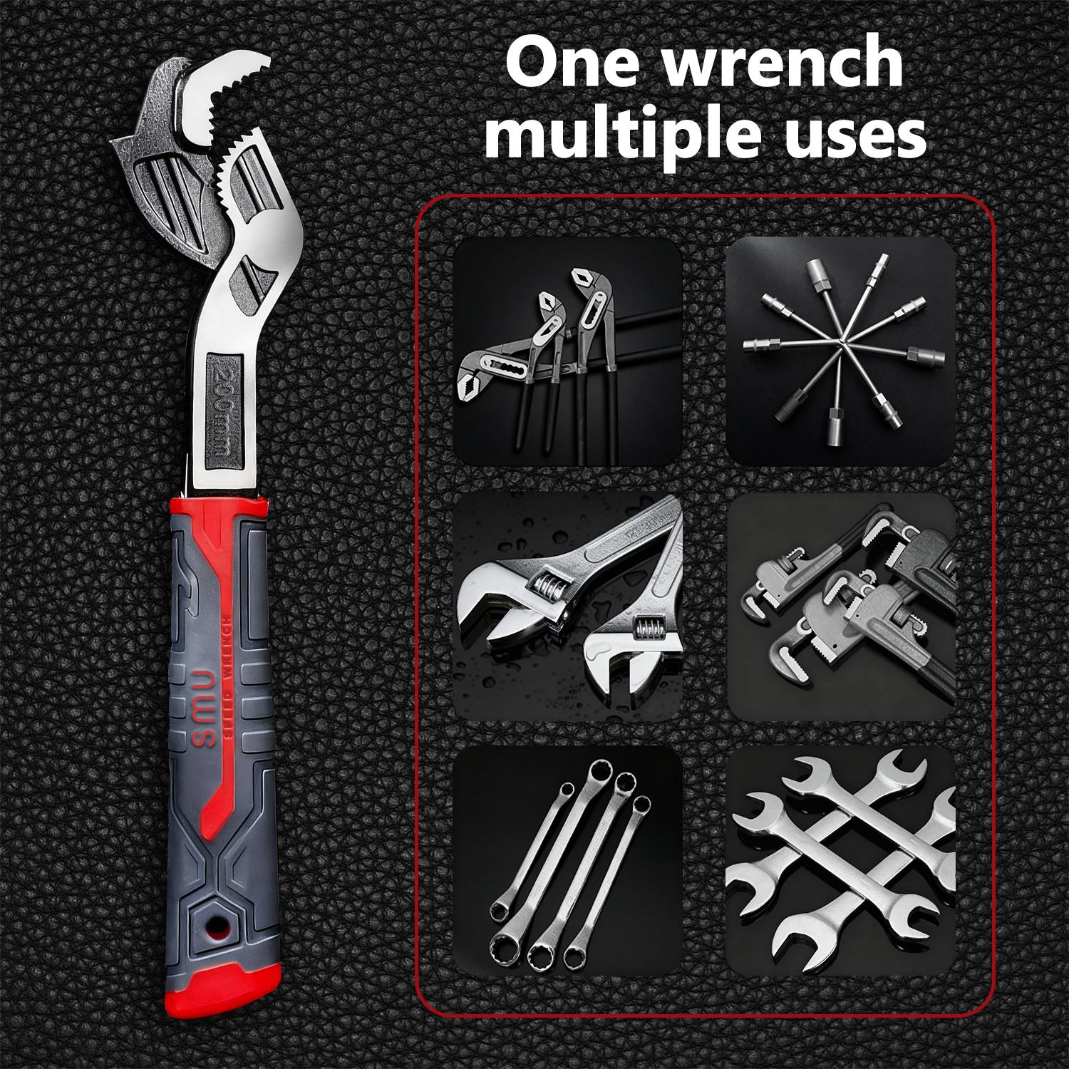 VAYWET Multifunctional Self-locking Wrench, 6, 8Inch Multi-model Pipe Flexible Wrench, Quick Opening For Water Heating Pipes, Pipe Wrench Set Self Adjusting Pipe Wrench Plumbers Wrench Auto Size Rapid Wrench for Car,Bicycle VAYWET Multifunctional Self-locking Wrench, 6, 8Inch Multi-model Pipe Flexible Wrench, Quick Opening For Water Heating Pipes, Pipe Wrench Set Self Adjusting Pipe Wrench Plumbers Wrench Auto Size Rapid Wrench for Car,Bicycle