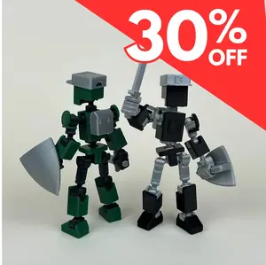 MINI 13 articulated Figurine - Multicolor Flexible Posable Toy for Collectors and Play