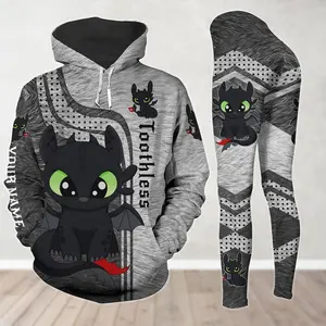 Personalized Toothless Hoodie And Leggings Sets, Fan Gifts