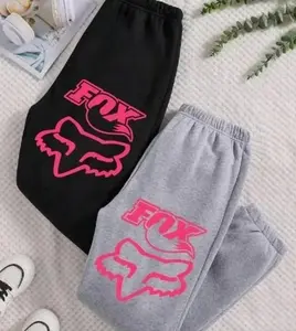 Pinky Fox_racing Sweatpants, Energy Unisex Sweatpants, streetwear, graphic clothing, women basic sweatpant 3
