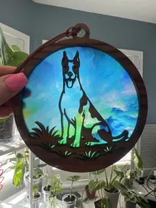Great Dane Suncatcher for Sunny Window