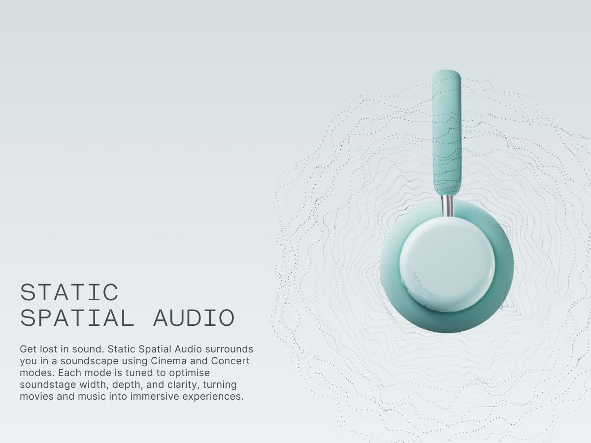 CMF Headphone Pro Wireless Modular Over-Ear Headphones with ANC Hi-Res LDAC 100H Battery Fun Controls & Custom Drivers