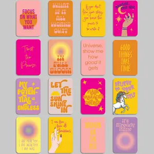 Positivity and Manifestation Affirmation Cards, Deck of 16