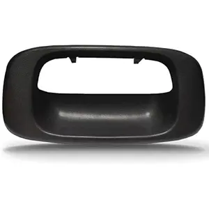 Tailgate Handle Bezel Trim Fits for 1999-2007 Chevy Silverado GMC Sierra 1500 2500 3500 Black Textured Replaces# 15228539, 15228540, GM1916102, GM15046512