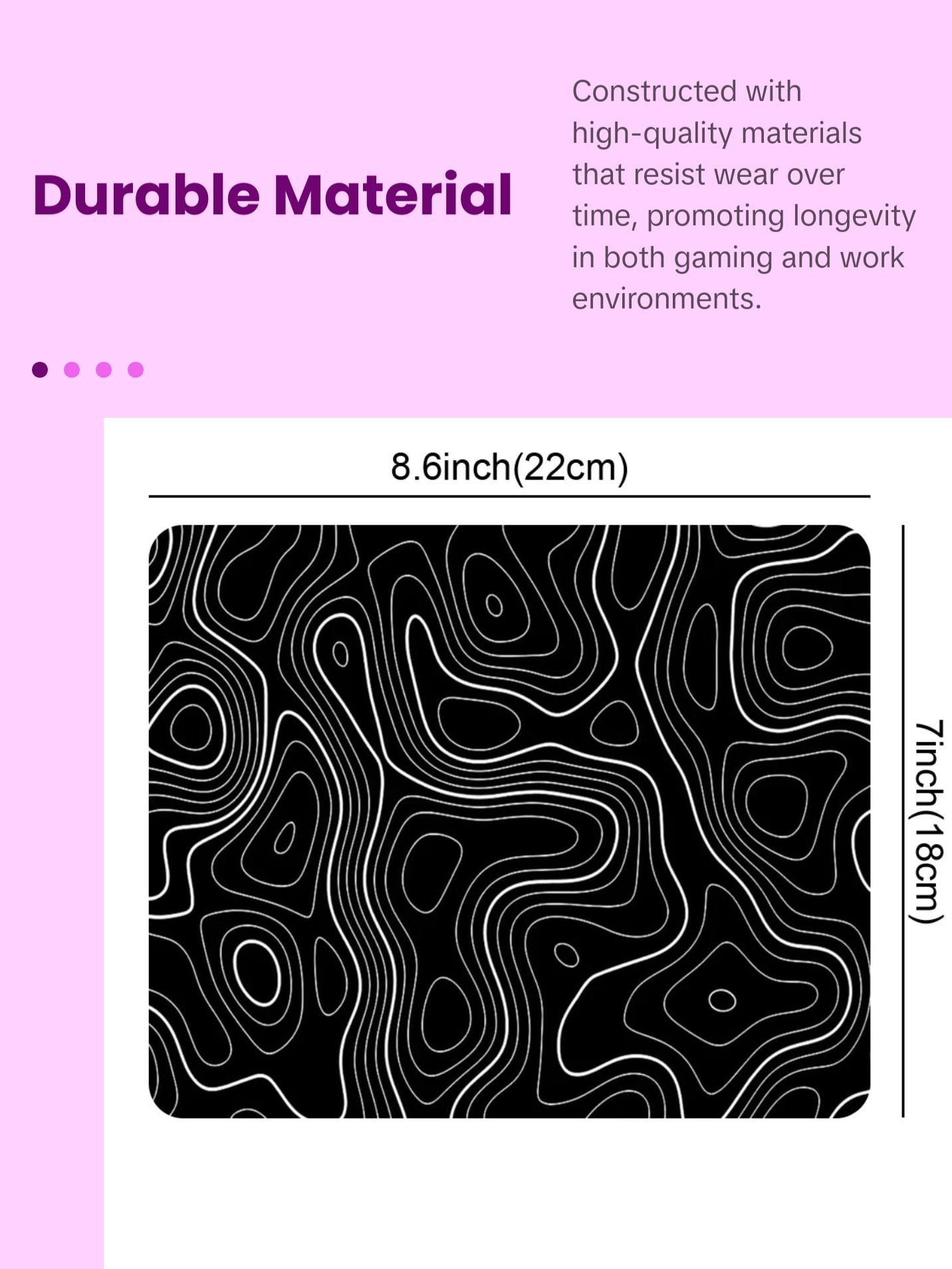 Large Gaming Mouse Pad, Non-Slip Rubber Base Keyboard Mouse Mat Desk Pad for Work, Game, Office,