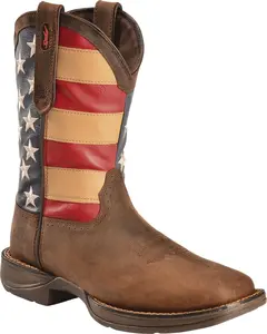 Durango Men's Rebel American Flag Western Boot Broad Square Toe - Db5554
