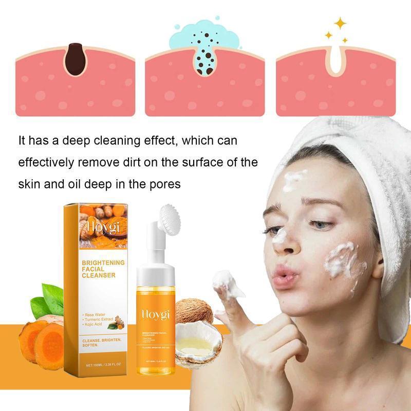 4 in 1 Turmeric Wash and Care Set - 2PCS Turmeric Cleansing Mousse, Tablets, Soap & Skincare for Facial Cleansing - Comprehensive Skincare Routine 4 in 1 Turmeric Wash and Care Set - 2PCS Turmeric Cleansing Mousse, Tablets, Soap & Skincare for Facial Cleansing - Comprehensive Skincare Routine
