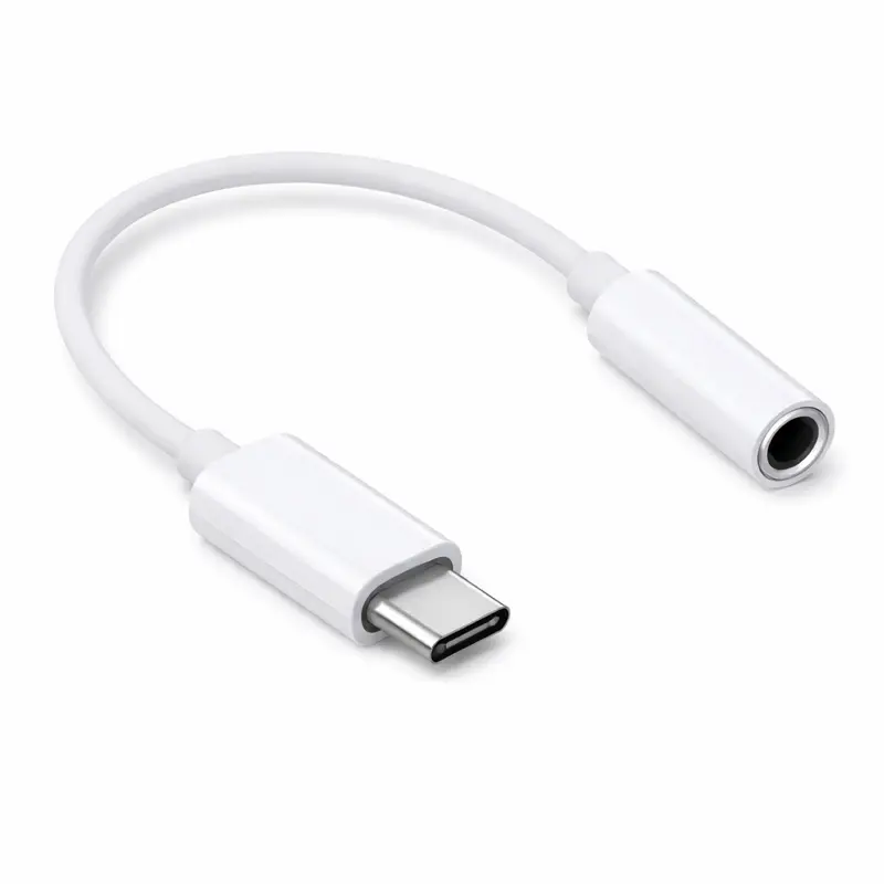 USB-C to 3.5mm HiFi Audio Headphone Adapter, Type-C to Aux Cord Jack Dongle for Apple iPhone 17,16,15 Plus Pro Max, Samsung Galaxy S25,S24,S23,S22,S21 Ultra, Pixel, iPad