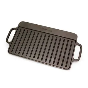 Reversible Rectangular Griddle | Cast Iron (Medium)