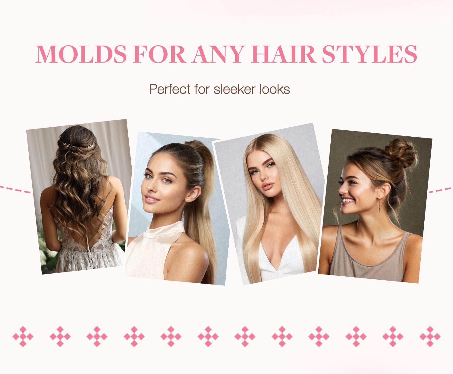 GOOGOO Hair Extensions 150G Clip in Human Hair Natural Straight#Greenish#TikTokShopSpringGlowUp