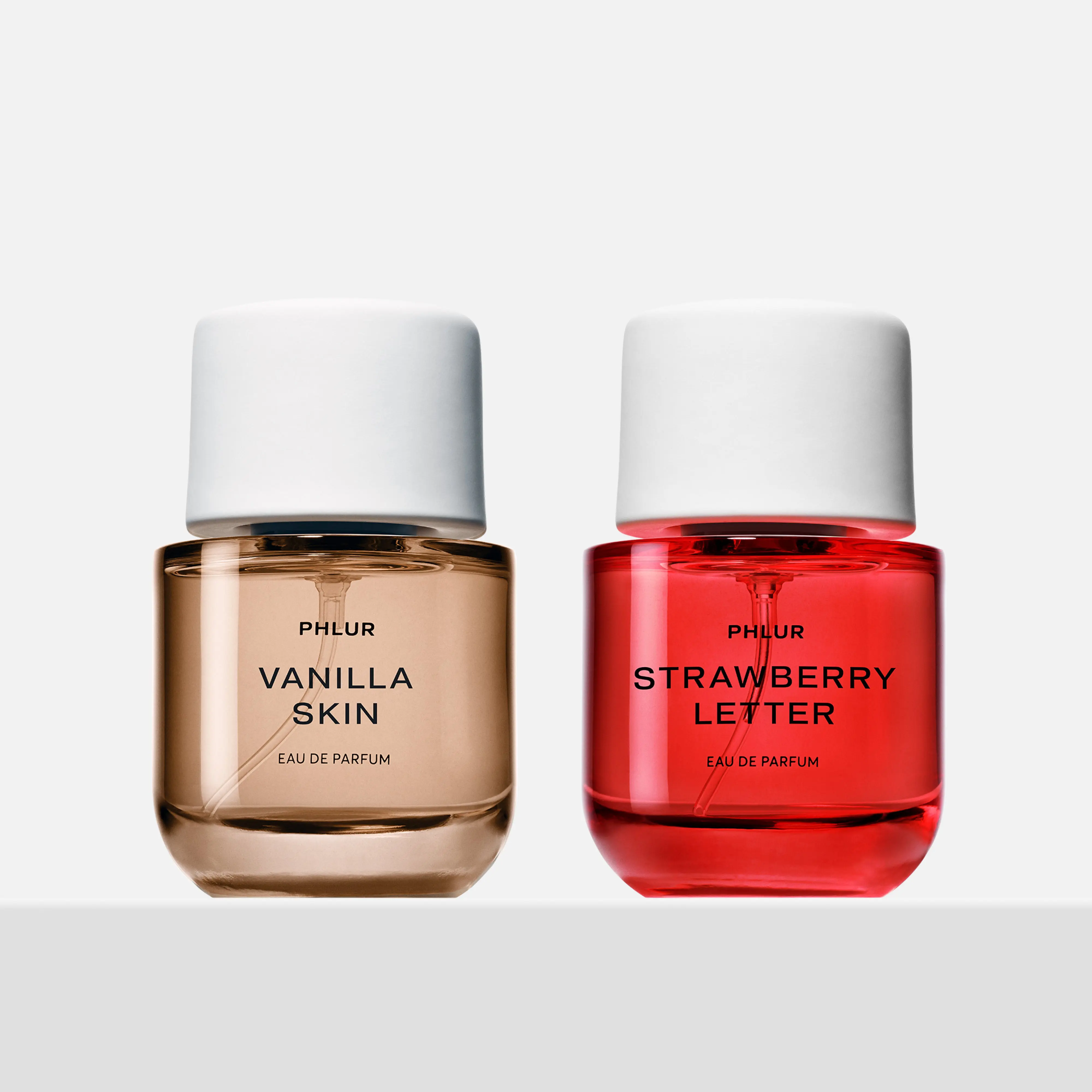 PHLUR Vanilla Skin & Strawberry Letter Eau de Parfum Duo - Full Size Perfume Set (2 x 50mL)
