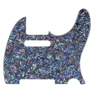 5-Hole Telecaster Pickguard - 4-Ply Abalone Pearl