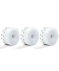 3Pcs Silicone Seal Strip,Weather Stripping for Door or Window,Weatherproof Soundproof Self Adhesive Door Strip Bottom, Draft Stopper Silicone Strip Tape