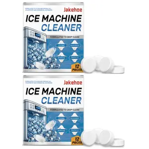 【Buy 1 Get 1 Free】Ice Maker Cleaner And Descaler 24 High-Efficiency Cleaning Tablets Effectively Removes Rust And Eliminates Odors Upgraded Formula Suitable For Cleaning Household Ice Makers