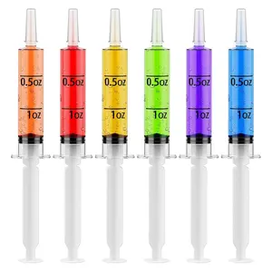 1.5oz/2oz Bulk Shot Syringes | Plastic Dispensers for Jelly, Beverages | Food Grade, BPA Free