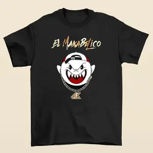 Ver 2 Comando Ghost Shirt Featuring Bold Urban Style and El Makabelico Streetwear Design for Fans of Unique Graphic Tees