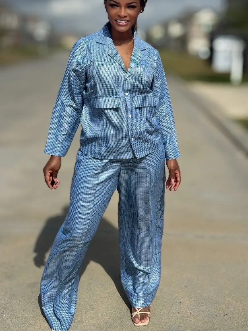 Checkmate Elegance Set woman wear