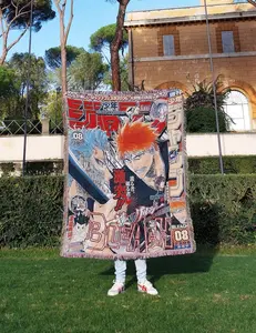 Anime Woven Blanket / Tapestry Throw Wall Decor Woven Blanket