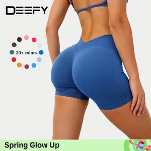 DEEFY LJ V-BACK SCRUNCH SHORTS Fitness Gymwear Yoga Shorts Gym Fitness Sportswear Workout Exercise Yoga Cycling Short